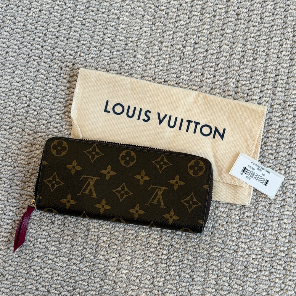 Louis Vuitton Clemence Fuchsia wallet
